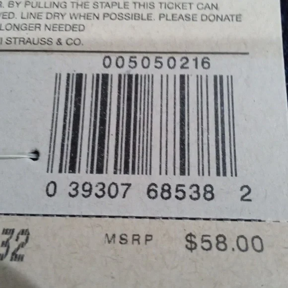 NWT Levi's Jeans - Picture 6 of 6